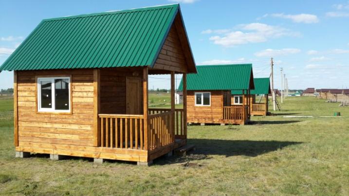 Новые альпийские домики для отдыха на солёных озёрах в Завьялово